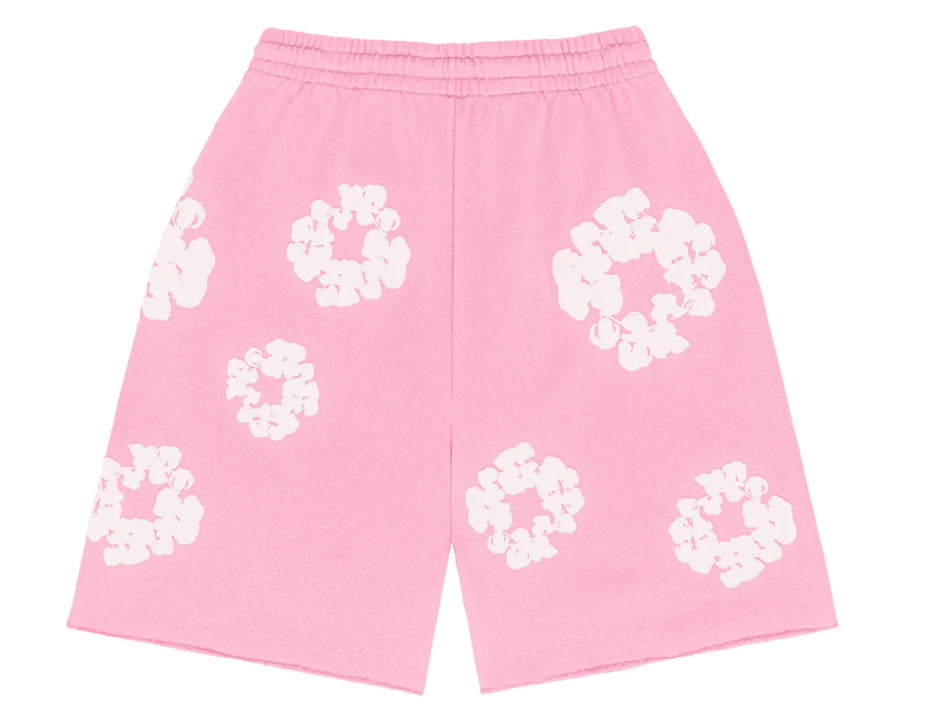 Denim Tears The Cotton Wreath Shorts Pink