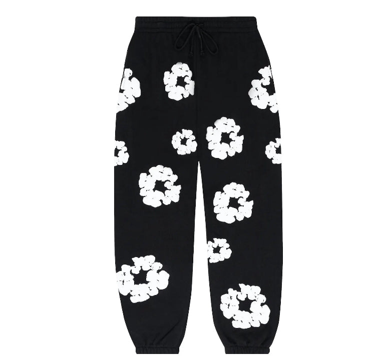 Denim Tears The Cotton Wreath Sweatpants Black