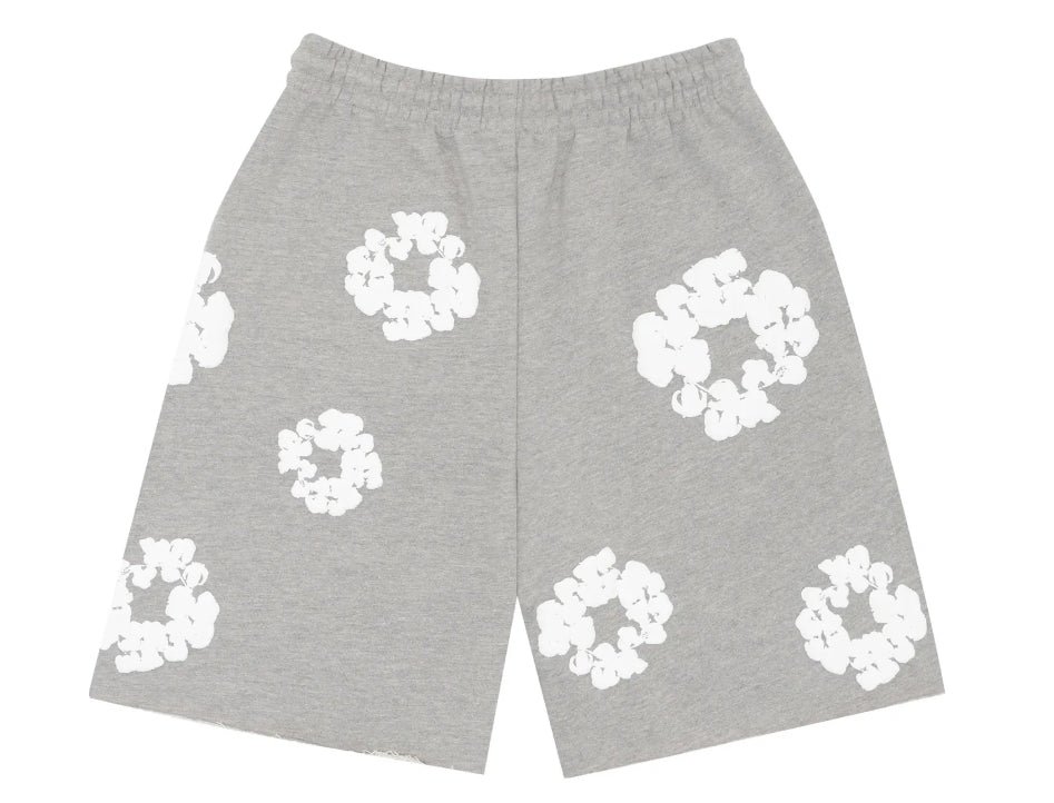 Denim Tears The Cotton Wreath Shorts Grey