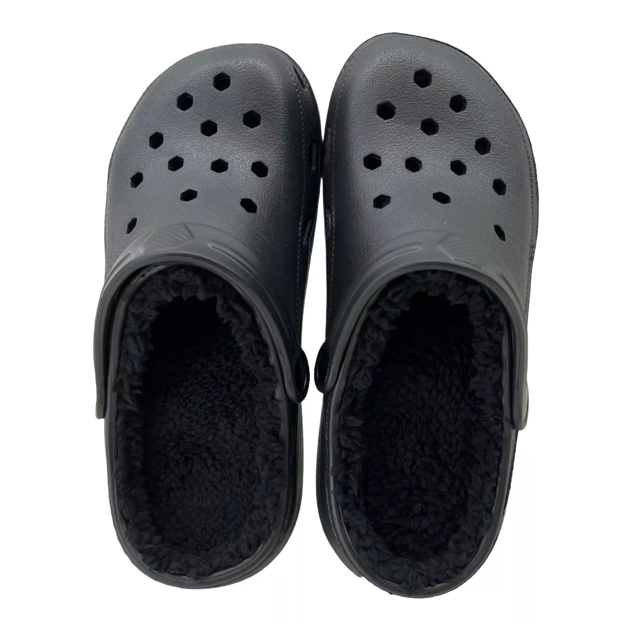 LVS Crocs warm Fluffy Fur black