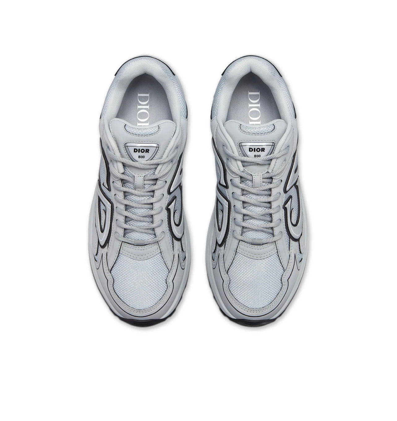 DIOR B30 TECHNICAL MESH GREY TRAINER