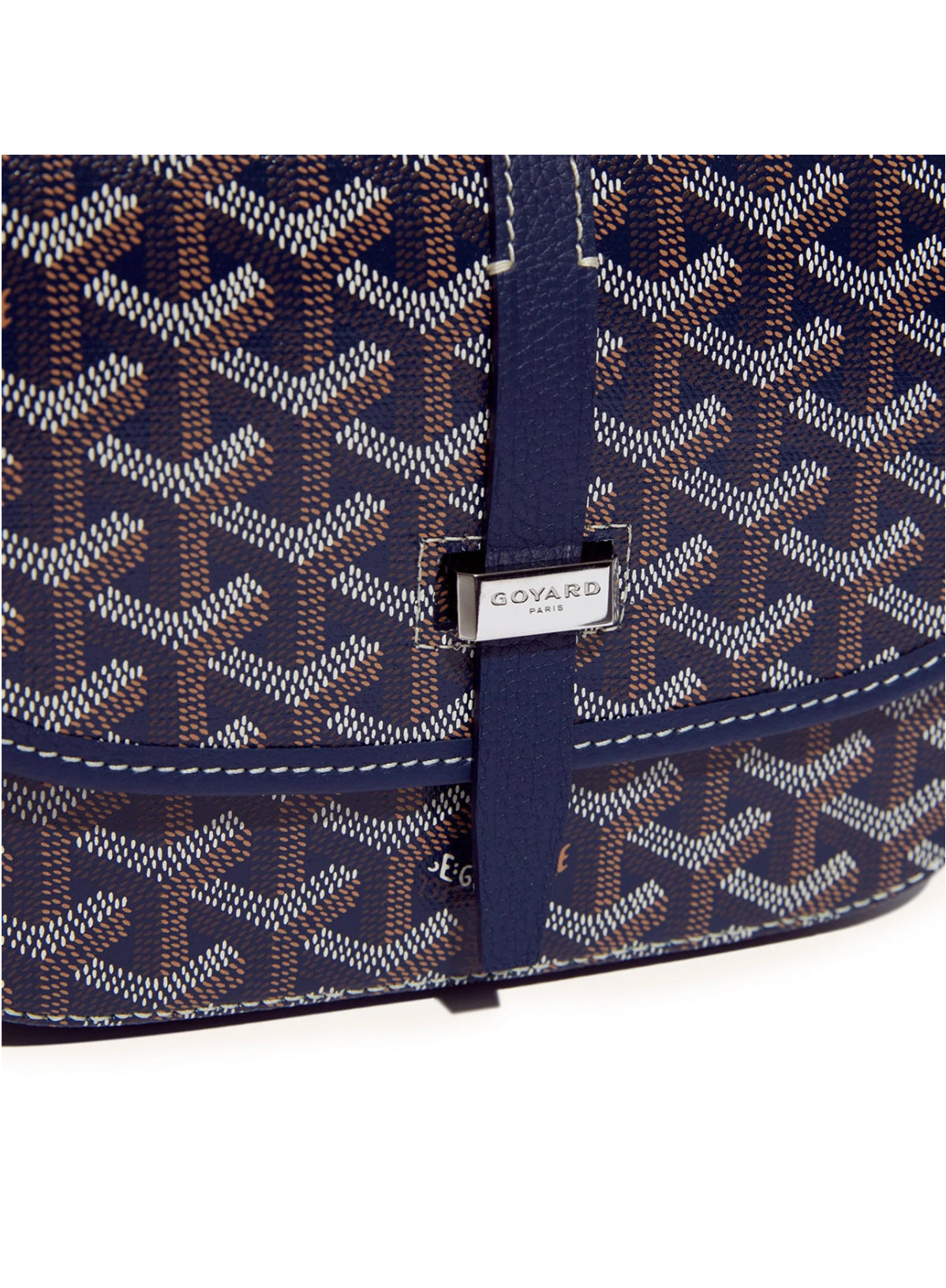 GOYARD GOYARDINE BELVEDERE II NAVEY PM MESSENGER BAG