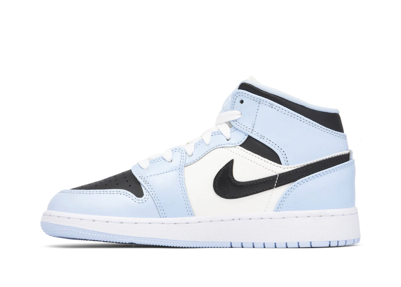JORDAN 1 MID ICE BLUE GS