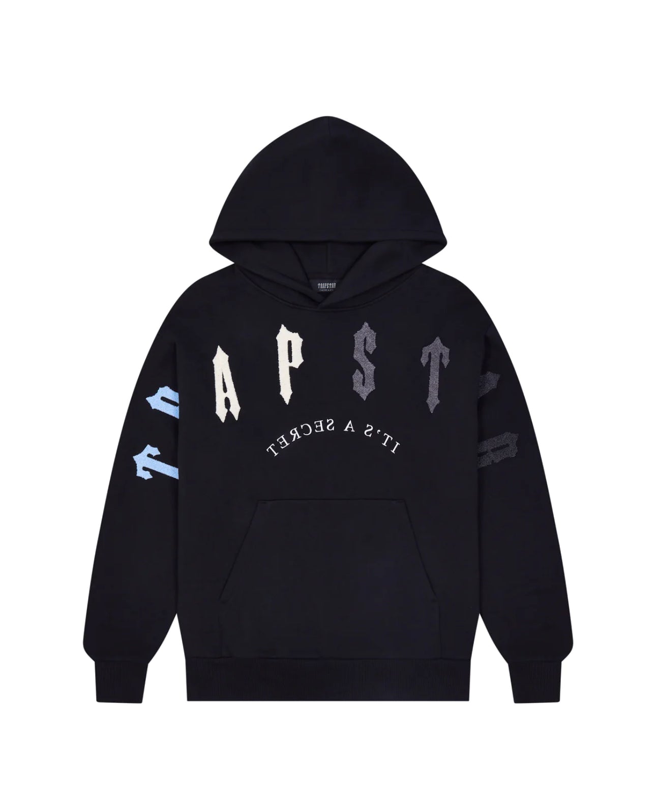 TRAPSTAR - IRONGATE ARCH CHENILLE 2.0 TRACKSUIT - BLACK / ICE
